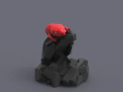 Gecko 3D print model