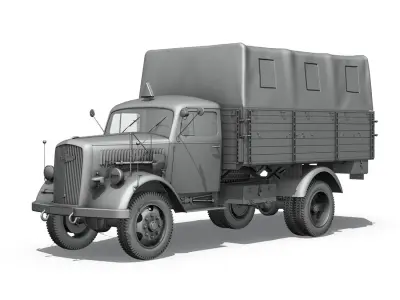 Opel Blitz - 3t Cargo truck  3D model