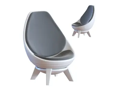 Modern Chair - Sway Lounge Seating Low-poly 3D model
