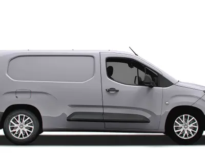 Fiat E Doblo Van LWB 2024 3D model