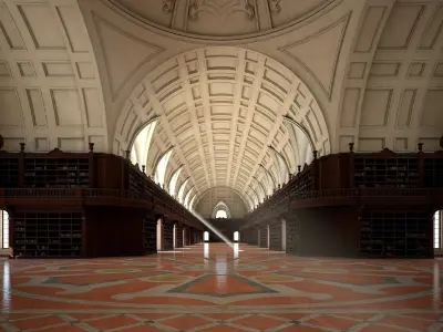 Old Library I 3D model