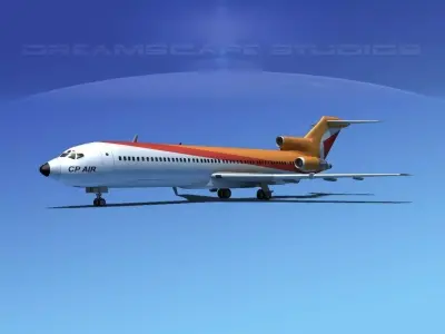 Boeing 727-200 CP Air 3D model