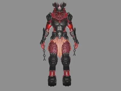 Baphomet character 3D model