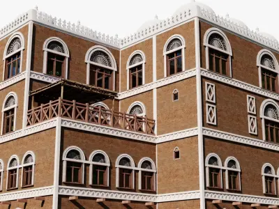 Middle East Apartment Low-poly 3D model