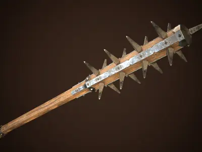 Morgenstern 01 Low-poly 3D model