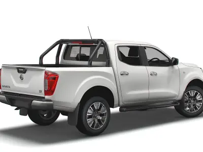Nissan Navara Tekna DoubleCab UK-spec 2020 3D model