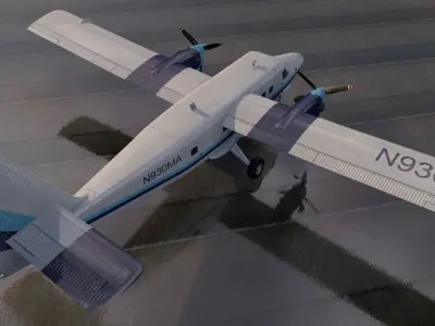 De Havilland Canada DHC-6 Twin Otter 3D model