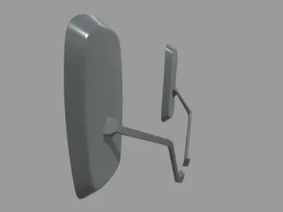 Truck Mirror 01 Low-poly 3D model