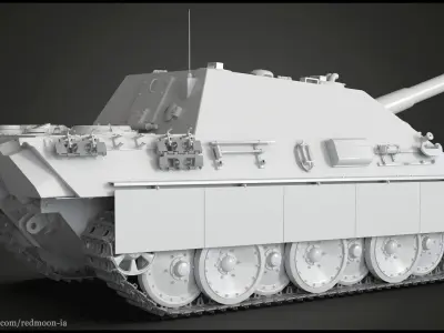 JAGDPANTHER Tank 3D model