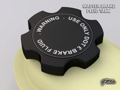 Master brake fluid tank 3D model