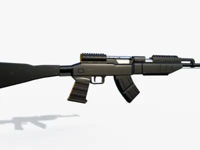 SKS Rifle  Low-poly 3D model purchase