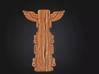 Totem Harmony Low-poly 3D model