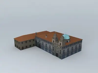 Ancient and great Church 3D model