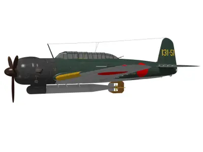 Nakajima B6N2 Tenzan Type12 Kou 3D model