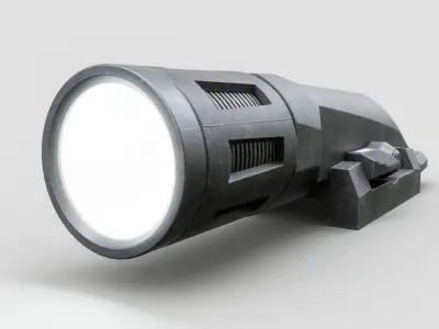 Inforce WMLx Rifle Weapon Mounted Light Low-poly 3D model