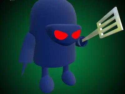 The Hash slinging Slasher Creepy version 3D model