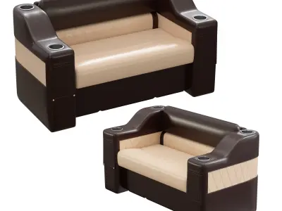 Sofa boat 3D model