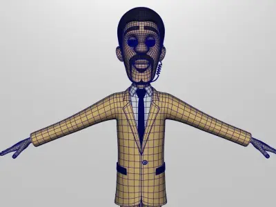 3D Stylized Character Model 3D model