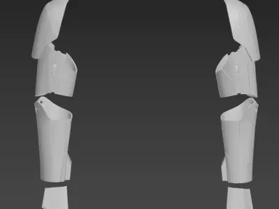 Star Wars The Rise of Skywalker Jet Trooper Arm Armor 3D print model