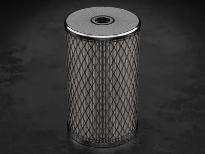 Car Filter Type M 3D model