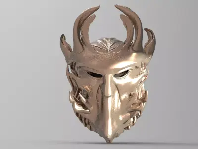Druid mask 4 3D model