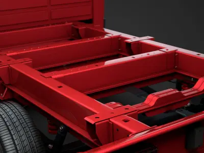 Ram Promaster Truck Single Cab 3000 WB 2020 3D model