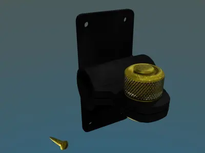 WW1 Aircraft Compass 3D model