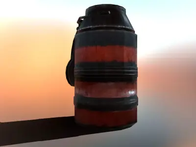 36M Vecsey Hand Grenade Free low-poly 3D model