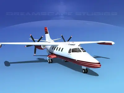 Dreamscape AF-46 Turbo Star Executive V12 3D model