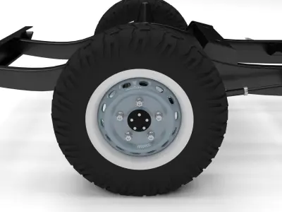 Simple Offroad Chassis 3D model