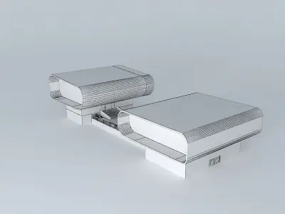 Fitness two boxes 3D model