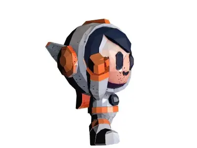 Cartoon Astronaut 3D Printable Model 3D print model purchase
