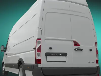 Renault Master 2015 PanelVan MAXI L4H3 RWD 3D model