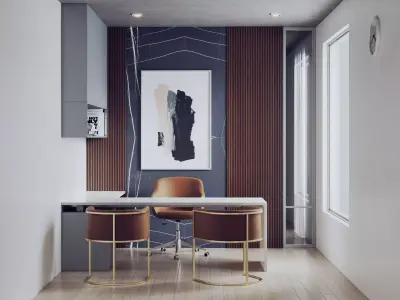 Home Office space 3D model