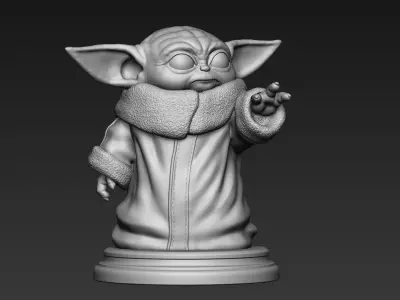 Baby Yoda - Star Wars The Mandalorian 3D print model purchase