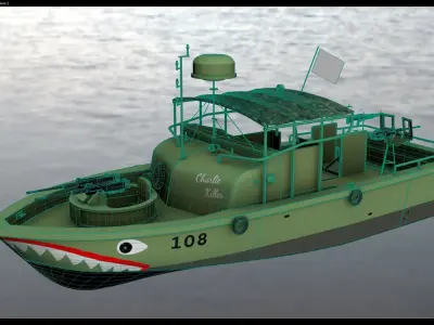 PBR MKII - Vietnam War Low-poly 3D model