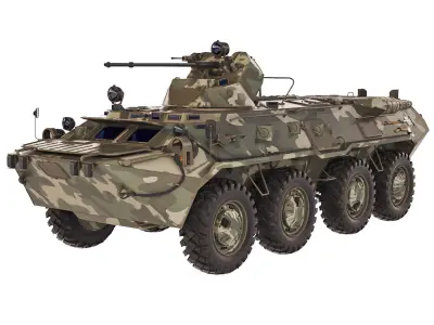BTR 82-A 2017 3D model