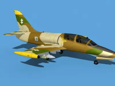 Aero Vodochody L-39C Albatross Lithuania 2 3D model