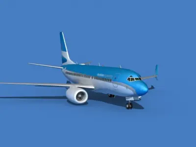 Boeing 737 MAX 7 Aerolineas Argentinas 3D model