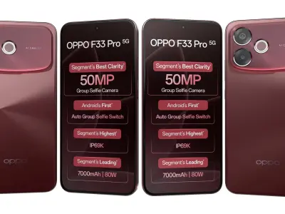 Oppo F33 Pro 5G All Colors 3D model
