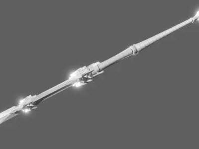 Fantasy Zweihander 3D model