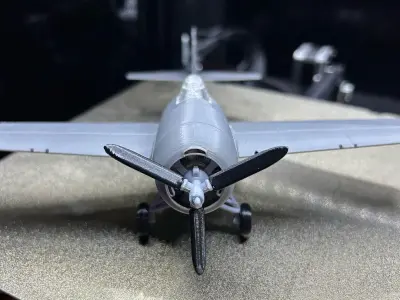 Grumman F4F-4 Wildcat 3D print model