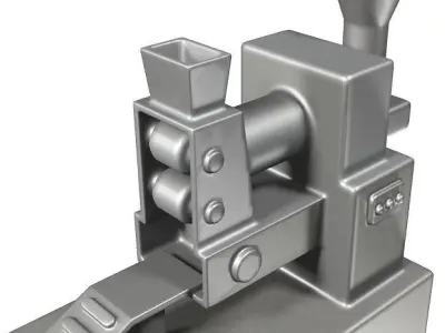 Fabulous Food Processing Machine Low-poly 3D model