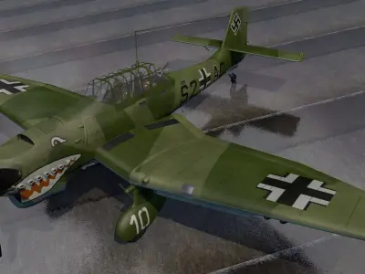 Junkers Ju-87 B-1 3D model