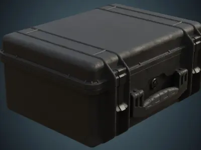 Protective Case 1B Low-poly 3D model