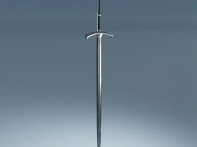 Medieval Sword 3D Model Rigged 3D model