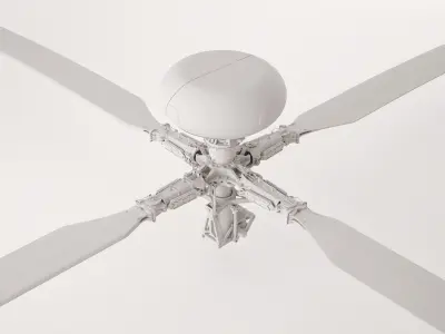 Apache Helicopter Rotor 3D model