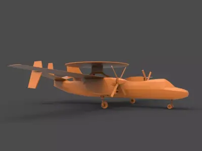 E-2 Hawkeye 3D print model