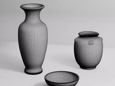 Glazed ceramic Free 3D model