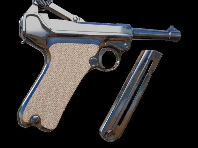 Luger P08 Parabellum 3D model